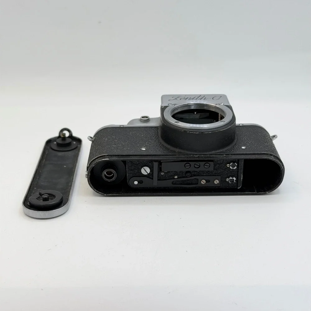 Zenit-S Zenith-C Vintage 35mm SLR Film Camera Body USSR Silver Black 61013844